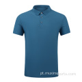 Nova camisa polo de nylon masculino legal